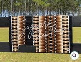 Charleston Show Pads Black, Chestnut, Rust & Tan